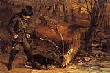 The hunt by Gustave Courbet